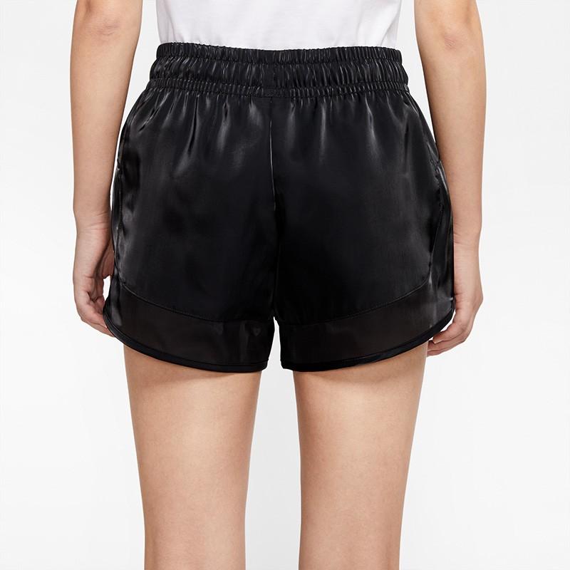 Nike Silk Smooth Semi-Transparent Sports Training Running Casual Shorts Women shorts Black CU5521-010