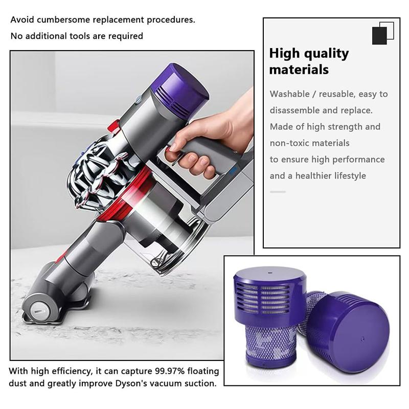 For Dyson V10 Filter Hepa Accessories Robot vacuum cleaner SV12 washable filter Replacement cleaning Spare Parts