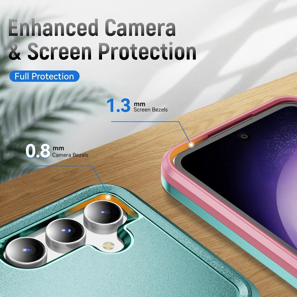 Heavy Duty Protection Case för Samsung Galaxy S23 FE S22 Plus S21 S20 FE 5G S23 Ultra S 23 22 21 Mobiltelefonväska Funda