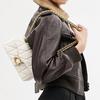 Coach Tabby 20 Striped Quilted Push Lock Closure Logo Flap Pillow Bag Women Handbags Chalk-White CP149-B4HA