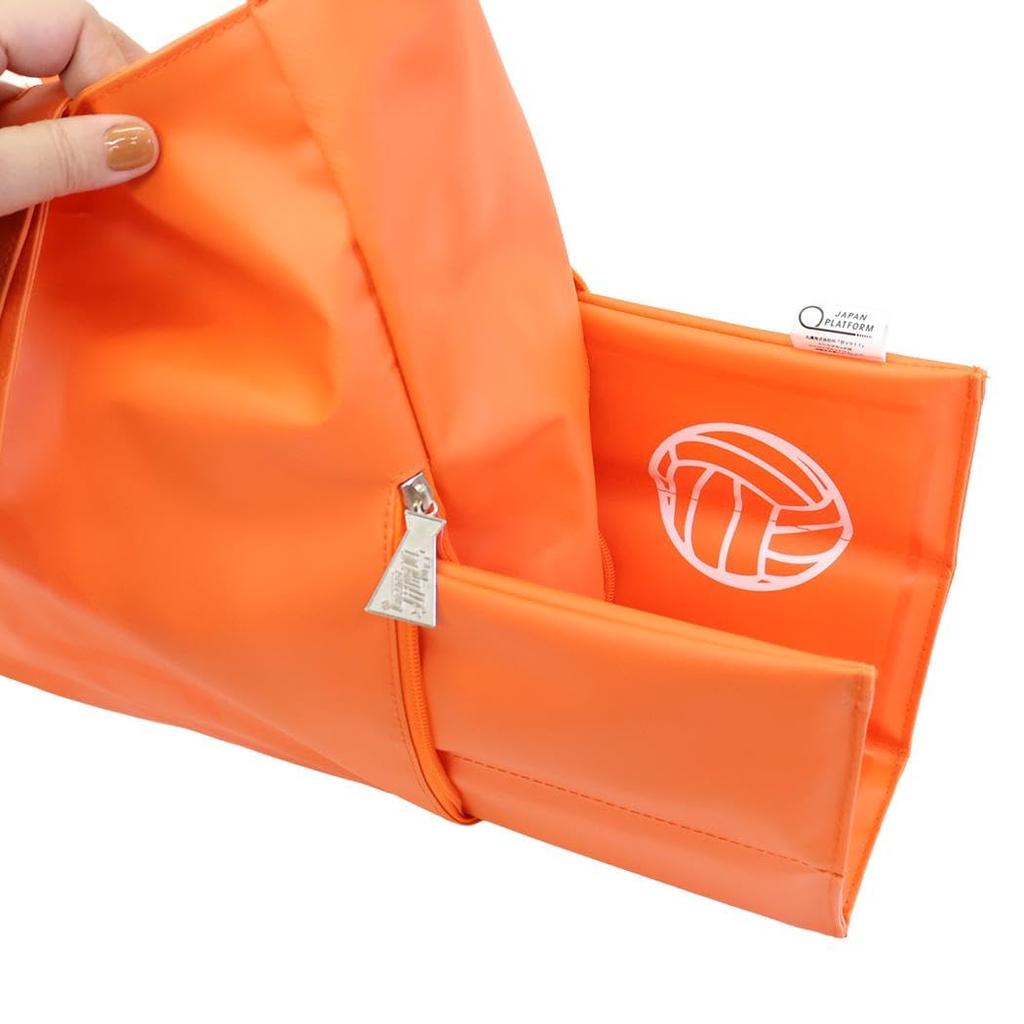 Marushin Volleyball Club Tote Bag with Seat Perfect for Sports and Cherry Blossom 0605022300 Guts!! Cushion, Parks, Days, Viewing,