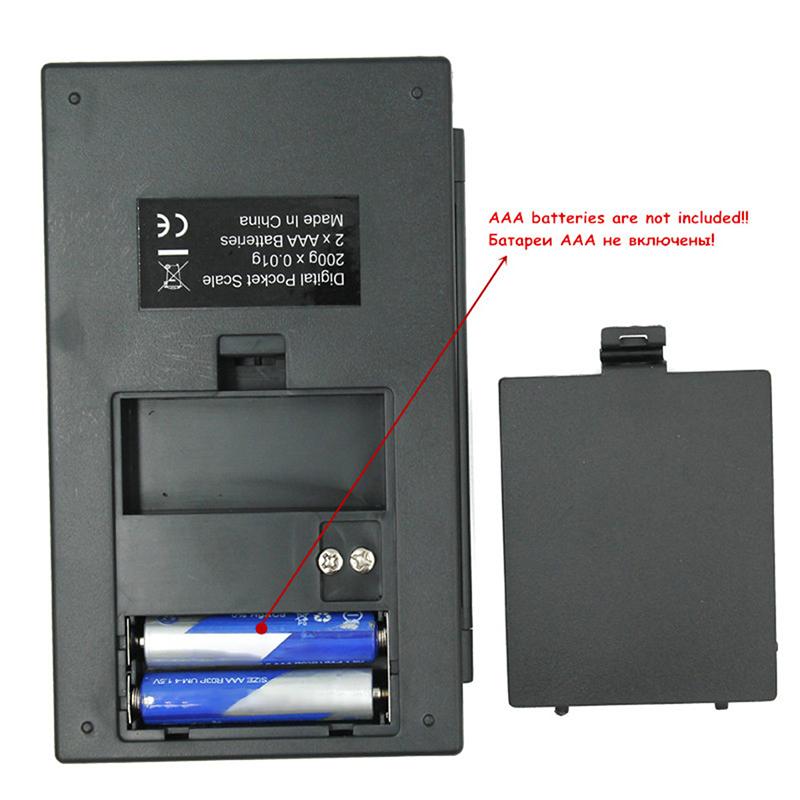 Mini bilancia elettronica in acciaio inossidabile per gioielli Bilancia tascabile digitale Bilancia in grammi d'oro Bilancia tascabile portatile