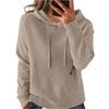 Fashionable Women's Knitted Sweater Lazy Style Loose Slim Hoodie Sweater