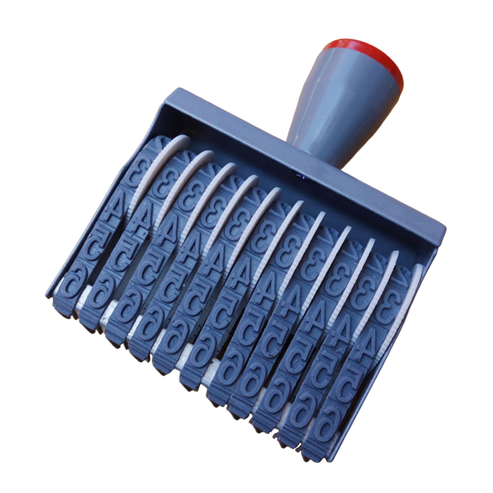 Numbering Stamp Digit Stamp Numbering Machine Number Stamp 11 Bands Wheels Rollers for Office Document Stationery Date Supplies