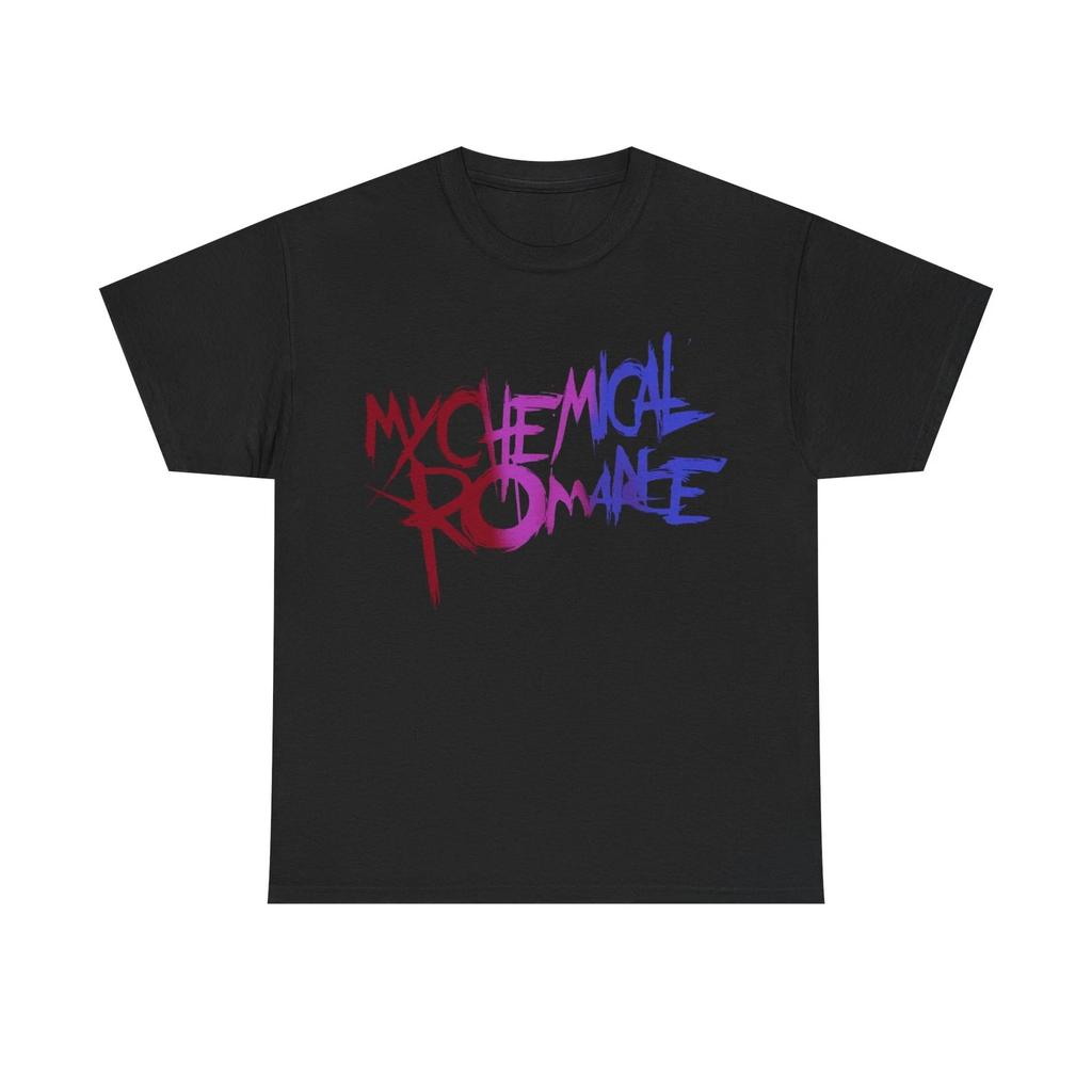My Chemical Romance Tshirt Retro Paint Art Graphic Rock Unisex Heavy Cotton Tee