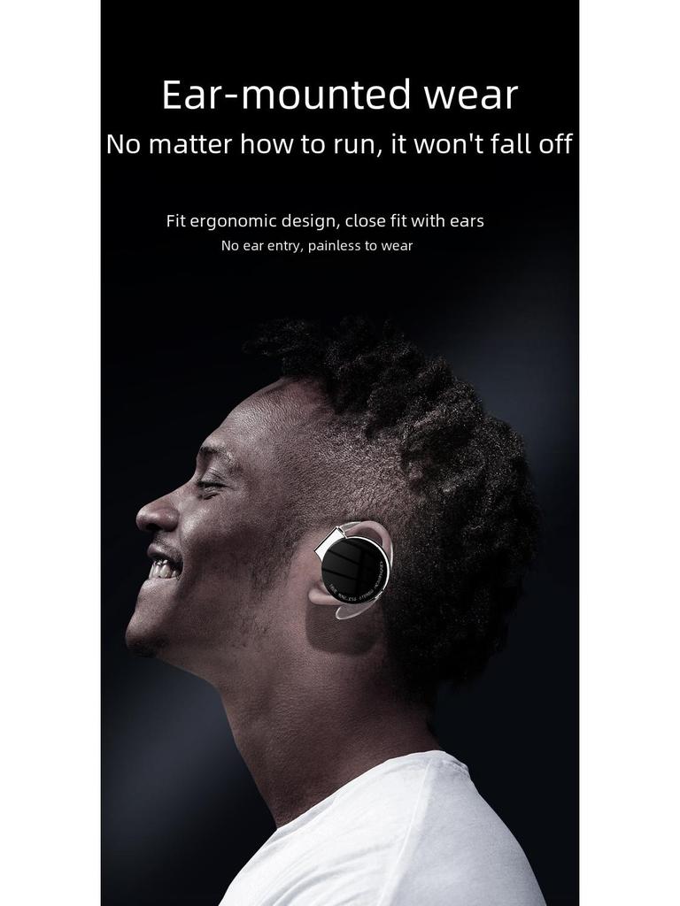 F2 Sports Kabelloses Bluetooth Knochenleitung Headset - TWS & Nachtlauflicht