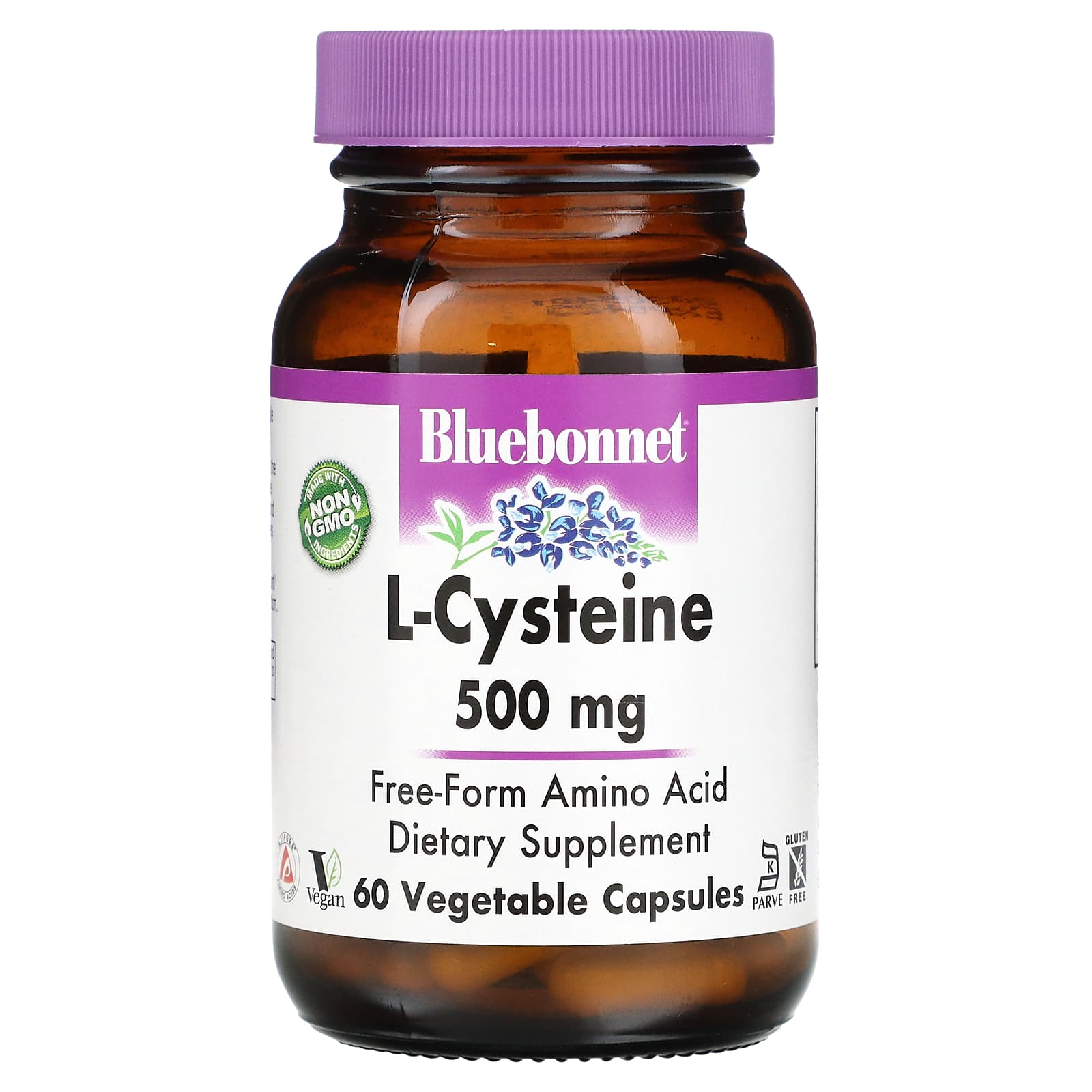 

L-Cysteine, 500Mg, 60 Veggie Caps