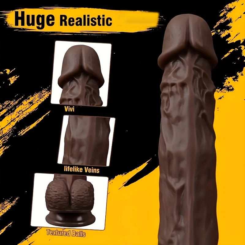 Soft Silicone Feels Like Skin,Huge Strong Suction Cup For Hands-free Play,Infrared Remote Control Heating Massage,Telescoping And Vibration Functions