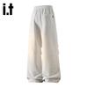 Izzue Unisex Loose Washed Wide Leg Sweatpants