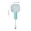 Electric Mosquito Swatter UV Light Bug Zapper Rechargeable Fly Killer Insect Racket Portable Outdoor Pest Control for Camping