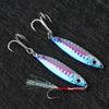 Minnow 10/15/20/30g Colorful Lead Casting Jig Bait Feather Metal Fishing Lures Spinning Baits
