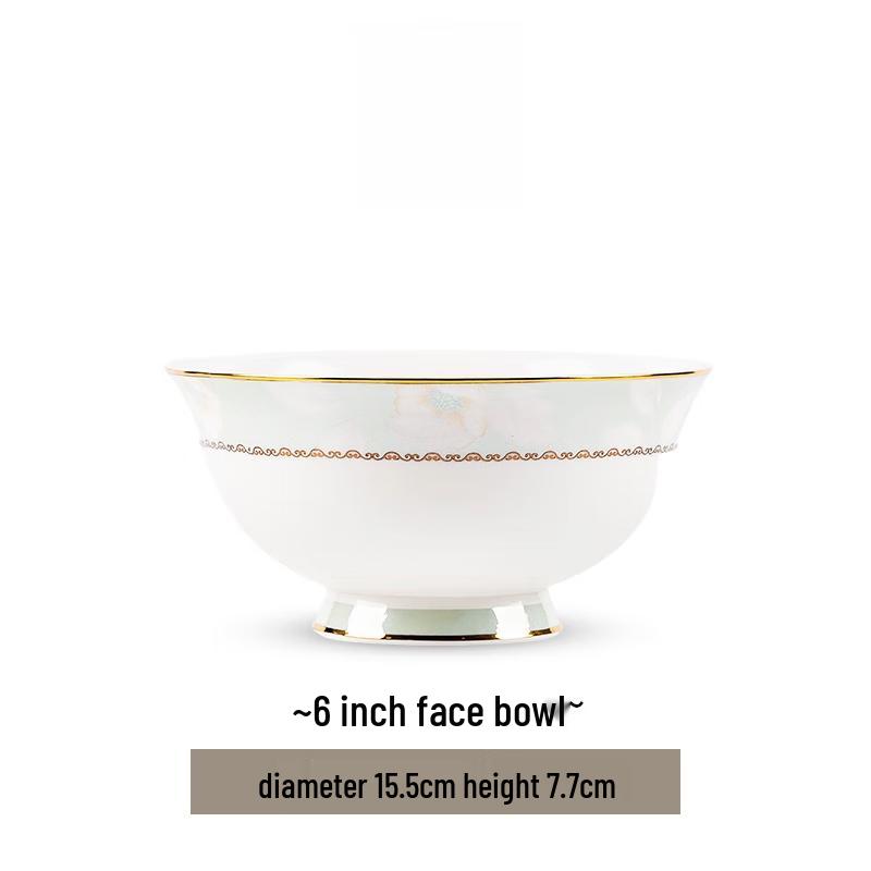 New Chinese Style Ceramic Spring Dawn 12-inch Fish Plate