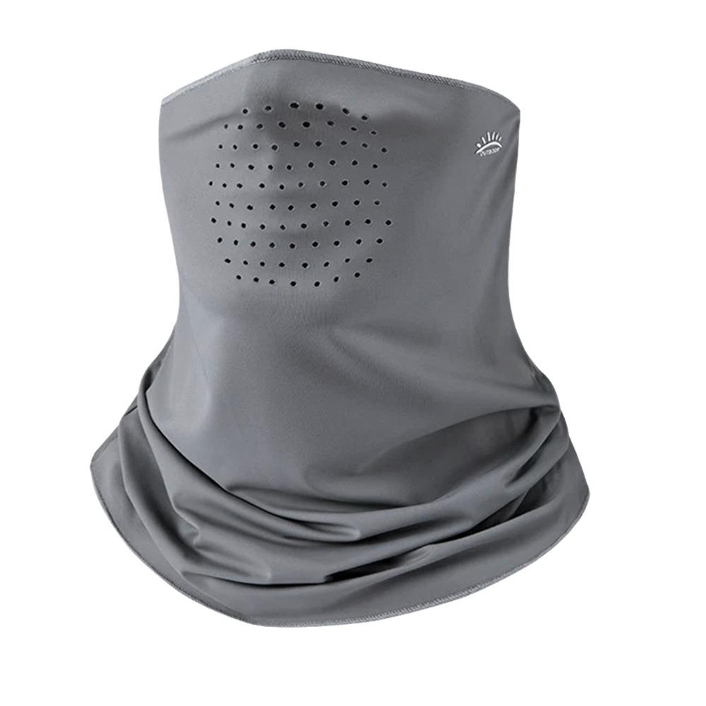 Breathable Ice Silk Sunscreen Masks Sunproof Long Neck Covers New Full Head Mask  Summer