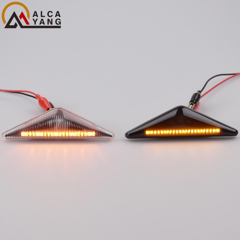 For Ford Focus MK1 LED Accessories Mondeo 2000-2006 LED Light Car Side Marker Turn Signal Lamp Auto Blinker 2PCS