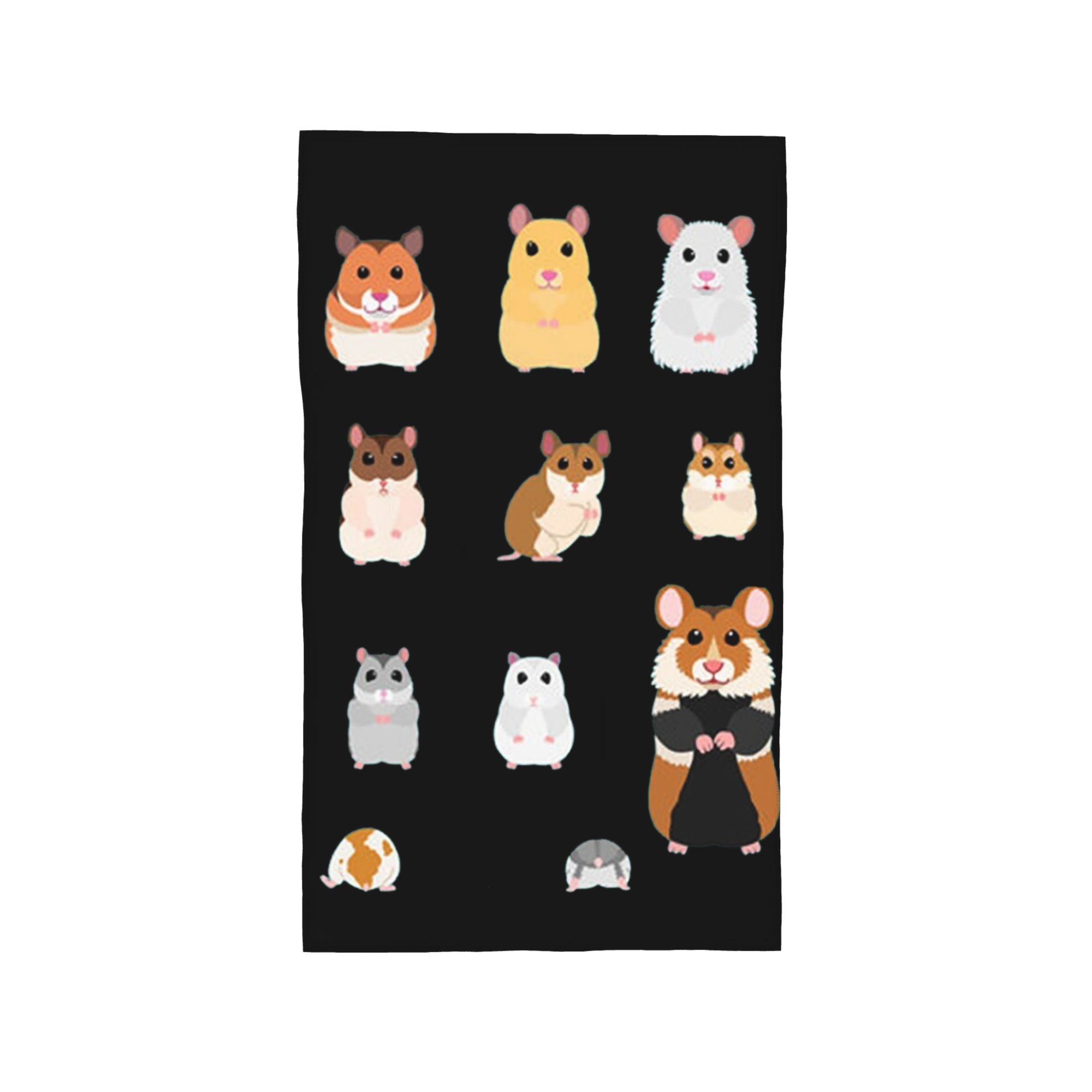 Hamster Breeds syrian hamster Soft Face Towel Quick Dry Pool Bath Cotton Towels Absorbent Quick W40*H60(CM)