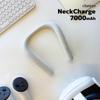 Cheero NeckCharge 7000mAh Neckband Mobile Charger with 2 Output PSE for VR Smart and Gaming Includes USB-C Ports, Certified, Headsets, Glasses,
