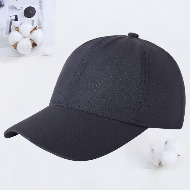Summer laser punching breathable mesh quick drying baseball cap men's and women's leisure sun protection outdoor sun hat