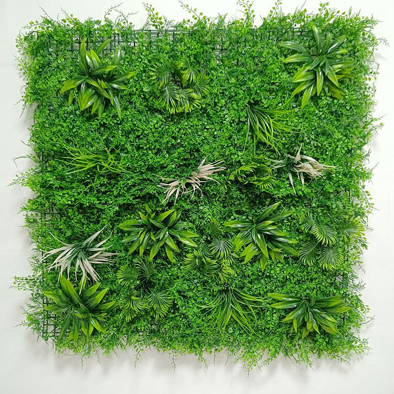Simulation Green Plant Wall Decor - Indoor Artificial Turf Background Hanging