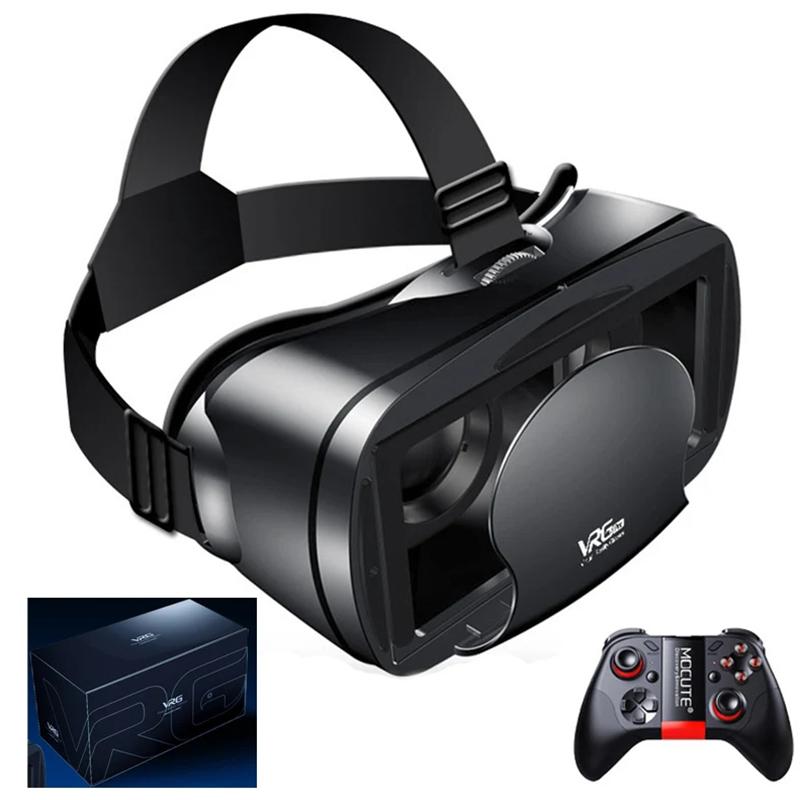 

Vrg Pro Vr очки гарнитура виртуальной реальности устройства Viar 3d шлем очки линзы умные для смартфонов сотовый телефон с контроллером With Box 054 Remote