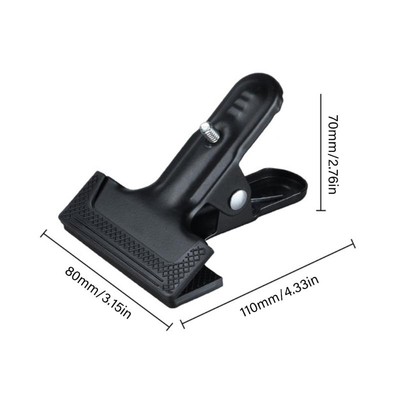 Multiple Phone Holder With Clamp Base 3 Adjustable For Camera Light Smartphone Desktop Stability