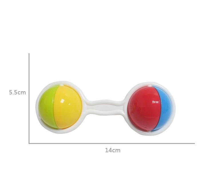Eco-Friendly Baby Teether & Hand Rattle Toy for 0-12 Months