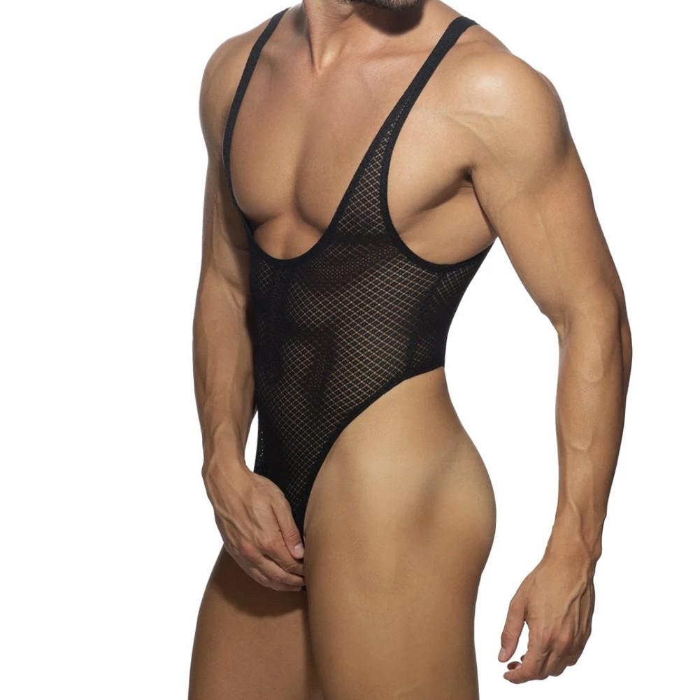 Bodysuit Sissy Lingerie Men Breathable Crossdress Jumpsuit