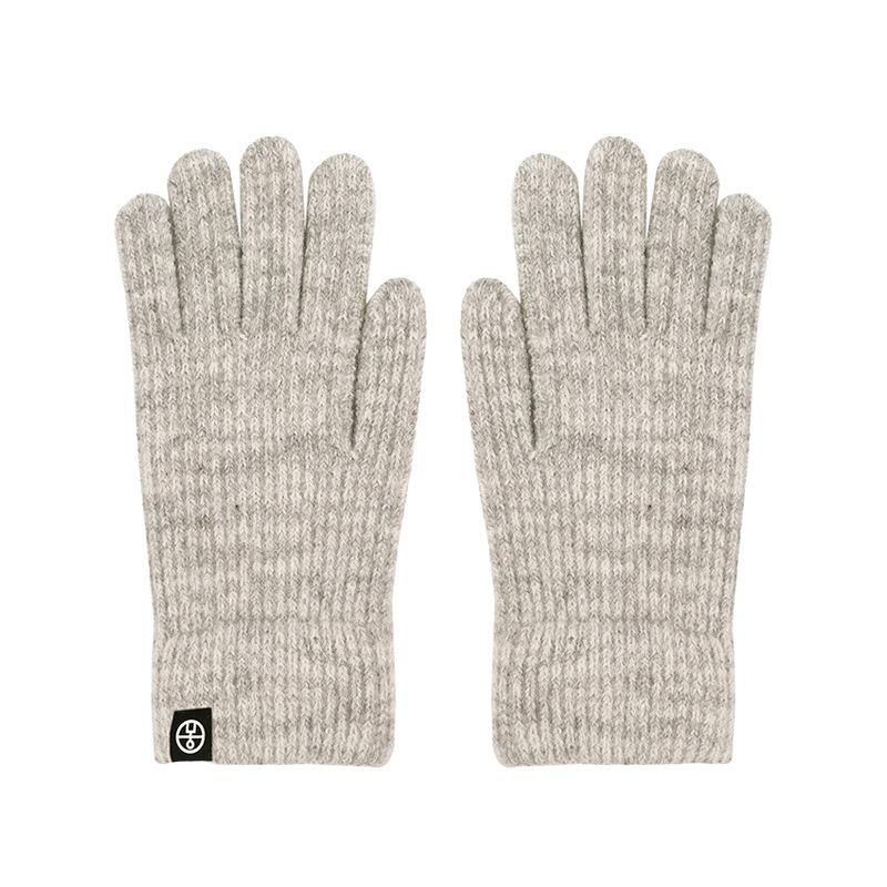 Winter Fingerlose Strickhandschuhe Herren Outdoor Reit- Skihandschuhe Herren Mehrfarbige Thermohandschuhe Damen