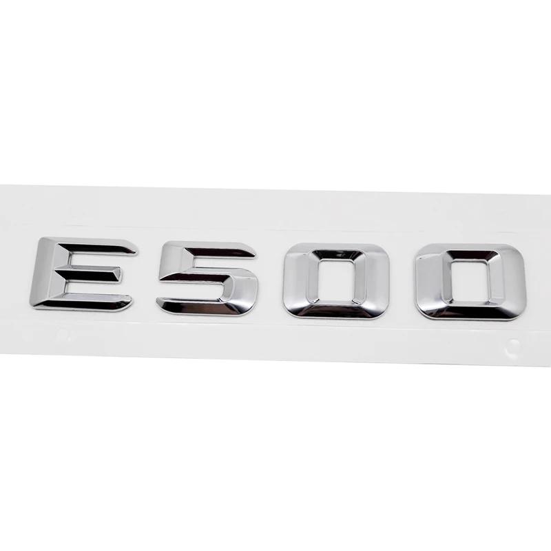Car Rear Trunk Number Letter Sticker Tail Box Emblem Badge for E Class E300 E320 E350 E400 E420 E430 E500 E550 Logo Decal