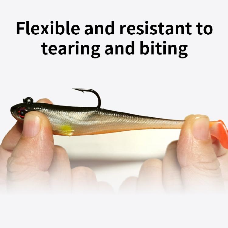 Pre-Rigged Soft Lure Fishing Tackle Accessories Artificial Swimbait Paddle Tail Fishing Lure Sinking Baits for Trout