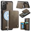 CaseMe Me80 Magnetic RFID Wallet Phone Case For Samsung Galaxy S24 FE 5G, Detachable Multi Card Slot Kickstand Anti-Theft Cover