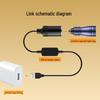 USB 5V to 12V Car Cigarette Lighter Adapter