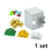 Dollar Bill Ville Or Argent Argent Pièce Diamants Brique DIY Ville Distributeur Automatique Machine à Argent Accessoires Coffre-fort Bâtiment Bloc 3069