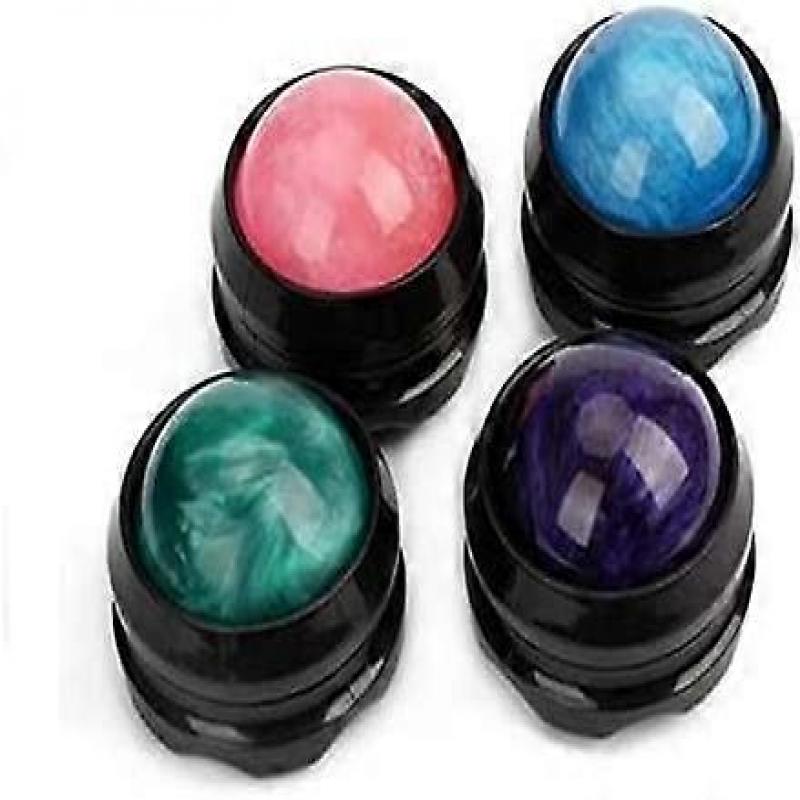 Massage Ball Manual Roller Massager Relax Ball Self Massage Therapy Tool for Sore Muscles, Shoulders, Neck, Back, Foot, Body, Deep Tissue, Stiffness, 