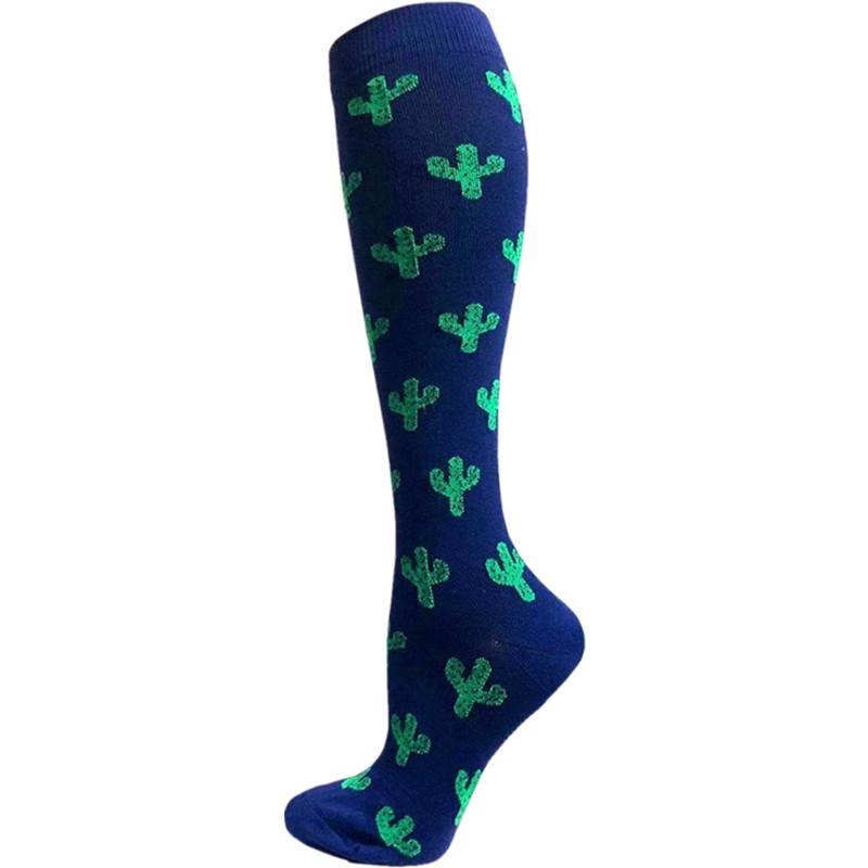New Arrival Compression Socks Funny Fox Cat Shark Animal Prints Socks Unisex Outdoor Running Cycling Long Pressure Stockings