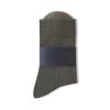 Men's Autumn and Winter Leisure Stripe Pure Cotton Deodorant Sweat Absorption Breathable Anti Pilling Tube Socks