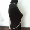 Stylish Pearls And Gold Alloy Body Chain Beach Vacation Jewelry Enhancing Women's Fashion Sense For Special Occasion