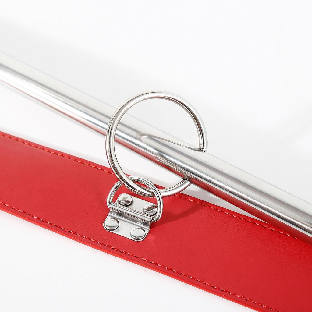 SM Restraint Kit with Locking Leather Handcuffs and Neck Rod