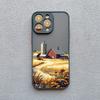 Rural Farm Scenery Pattern Phone Case For iPhone 17 16 15 14 Pro Max Plus 13 12 11 Pro Max Mini Cute Shockproof Back Cover Funda