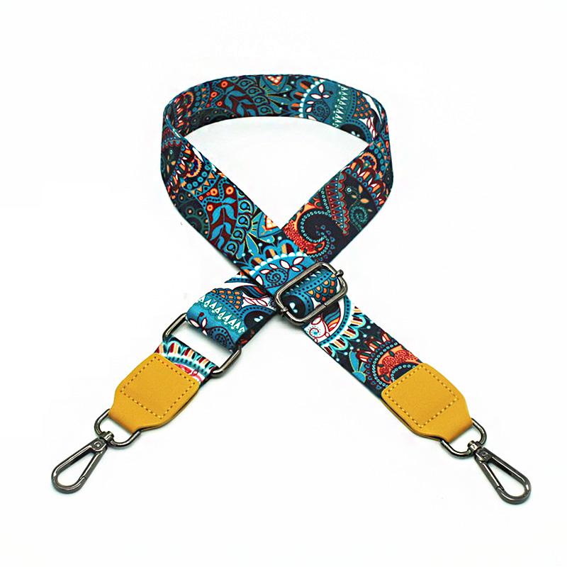 Colorful Bag Straps Nylon Crossbody Messenger Detachable Adjustable Handbag Shoulder Strap Women Purse Belt Accessory 3.8cm Wide