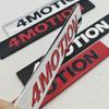 3D Metal Car Styling Logo 4 MOTION Fender Side Badge Rear Trunk Emblem Sticker For VW Tiguan Arteon Golf Polo Jetta Accessories IF2