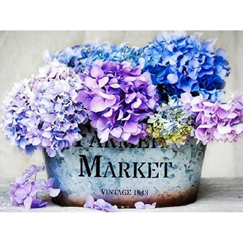 DIY Diamond Painting Flower Diamond Art Diamond Embroidery Full Round Drill Home Decor Gift