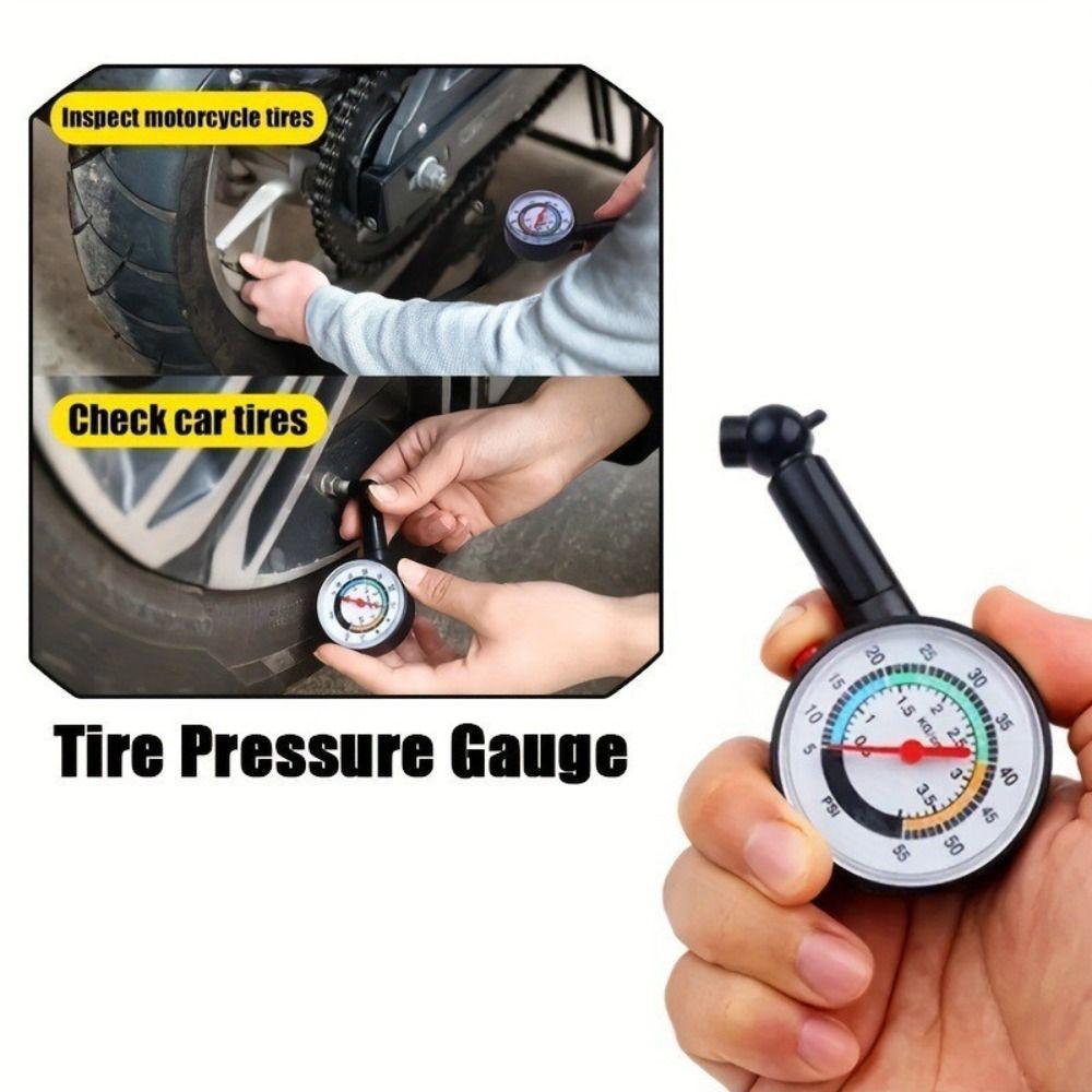 Pointer Design Tire Pressure Gauge Analog Gauge Auto Tire Inflation  Vehicle Tire Monitoring