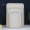 Multi-use Large Capacity Serving Tray Plastic Practical Food-grade Storage Tray for Home