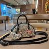 Diamond Studded Genuine Leather Handbag For Women Casual Fashionable And Versatile