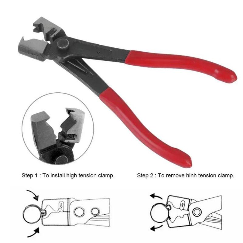 Car Oil Hose Crimping Plier Repair Tools Calliper Vise Pipe Clamp Collar Clip Auto Repairing Motorcycle Automotive Accessories