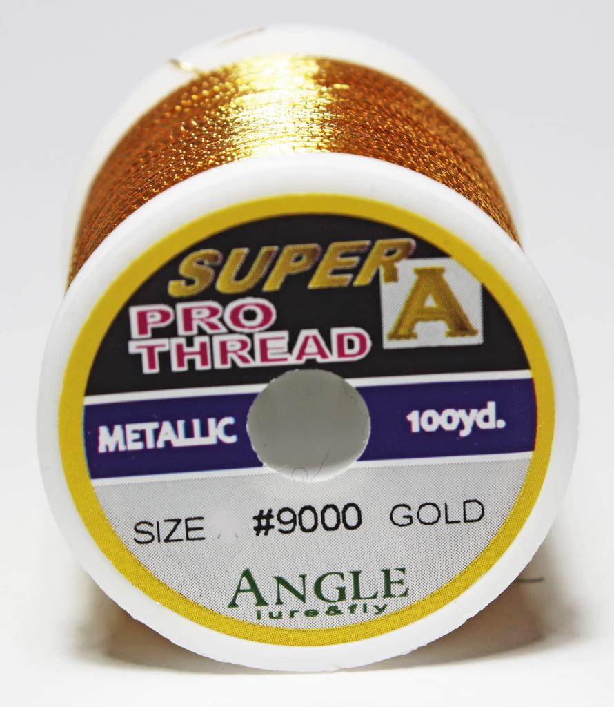 Super A Pro Thread Metallic/D Size #9000/GOLD Rod Winding Thread