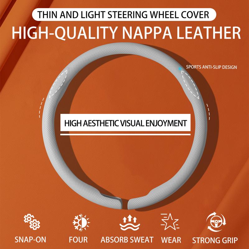 Suitable For Peugeot Car Steering Wheel Covers 206 207 308 308SW 508 3008 Rifter Partner e-3008 Automobile Parts All Seasons