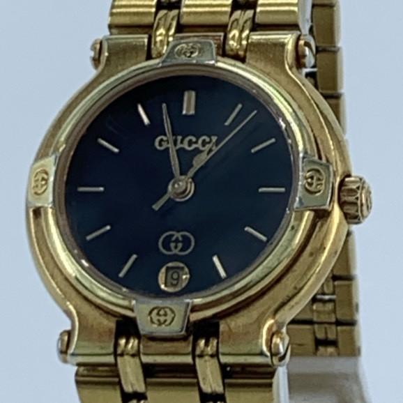 

Хорошо работает GUCCI 9200L Кварцевые Женские Часы с Питанием от Батарейки Золотой x Черный Циферблат 3 АТМ 3 Бар 30 М Водонепроницаемость Трехстрелочные Легко Очищенные