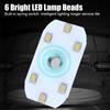 Car Interior Lights 5V 6LED Night Hand Touch Light Reading Light Indoor Car Lighting Car Roof Magnets Reading Lamp Ceiling Lamp