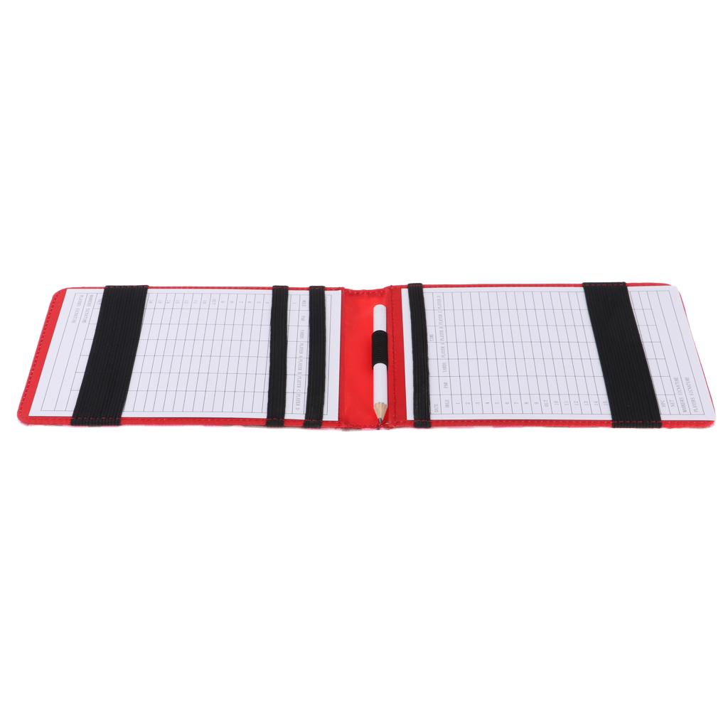 Outdoor Golf Scorecard Holder, Scoring Sleeve, Pencil Golf Training Aid